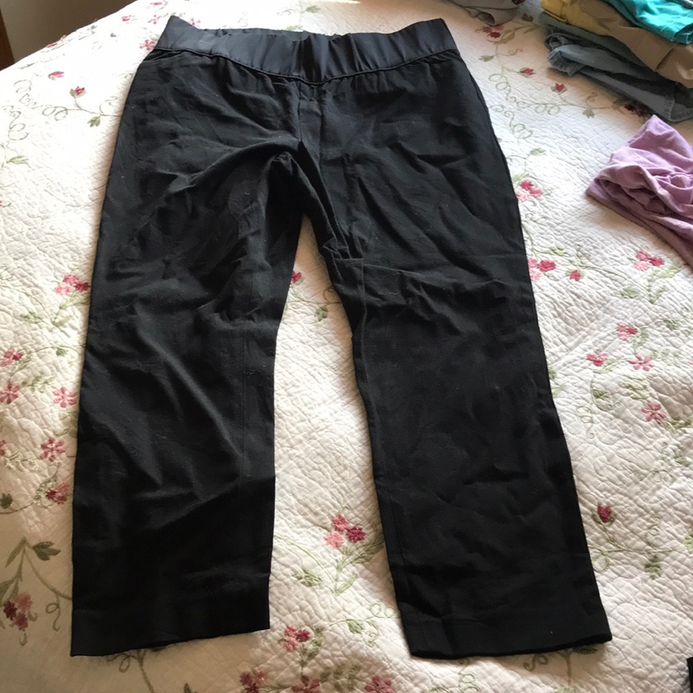 Slim cropped maternity pants